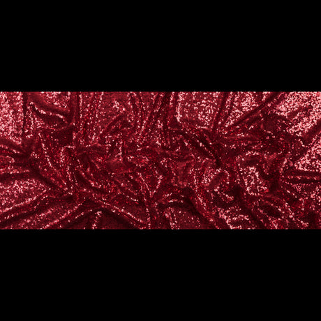 Mesh with Baby Sequins - Red - Mariah Collection
