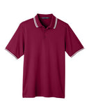 Devon & Jones Men's CrownLux Performance Plaited Tipped Polo