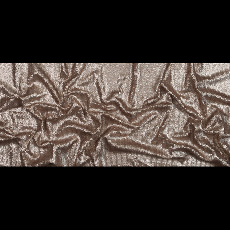 Mariah Champagne Baby Sequins on Mesh