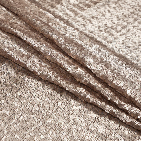 Mariah Champagne Baby Sequins on Mesh