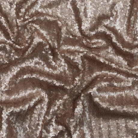 Mariah Champagne Baby Sequins on Mesh