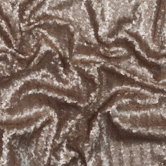 Mariah Champagne Baby Sequins on Mesh