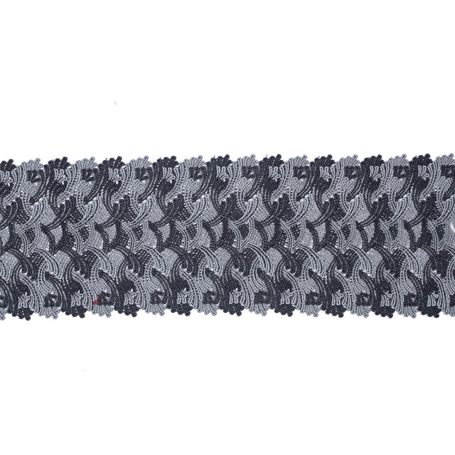 Pavement Gray Venise Lace Trim - 6"