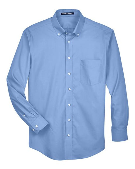 Devon & Jones Men's Crown Collection Oxford Woven Dress Shirt
