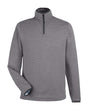 CORE365 Men's Venture Heathered Stripe Quarter-Zip Pullover