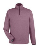 CORE365 Men's Venture Heathered Stripe Quarter-Zip Pullover