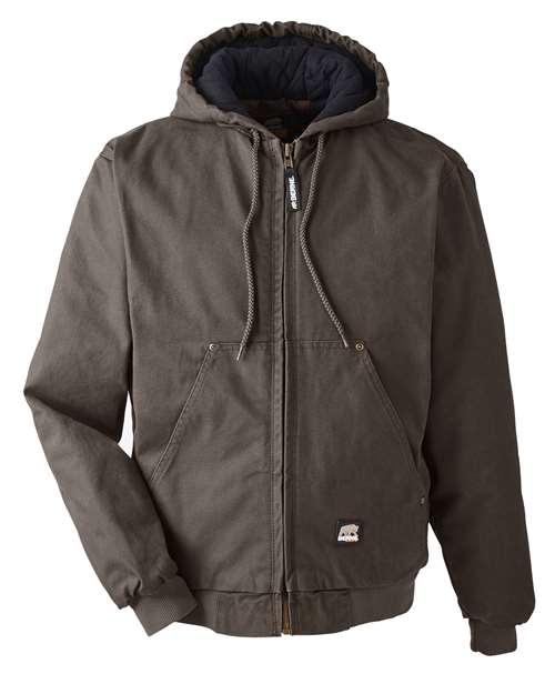Men's Heartland Washed Cotton Duck Hooded Jacket