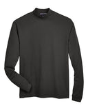 Devon & Jones Unisex Sueded Jersey Mock Neck T-Shirt