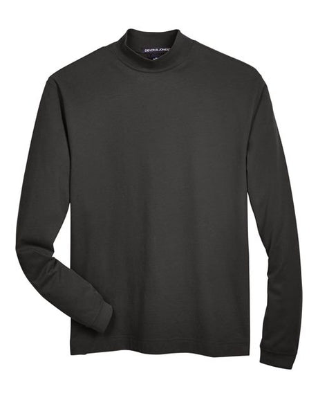 Devon & Jones Unisex Sueded Jersey Mock Neck T-Shirt