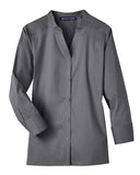 Devon & Jones Women's Crown Collection Stretch Broadcloth Three-Quarter Sleeve Blouse