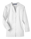 Devon & Jones Women's Crown Collection Stretch Broadcloth Three-Quarter Sleeve Blouse