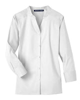 Devon & Jones Women's Crown Collection Stretch Broadcloth Three-Quarter Sleeve Blouse