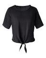 Devon & Jones Women's Perfect Fit Tie Front Blouse