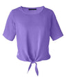 Devon & Jones Women's Perfect Fit Tie Front Blouse