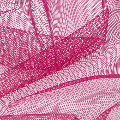 Soft Nylon Tulle - Dark Magenta - Leonardo Collection