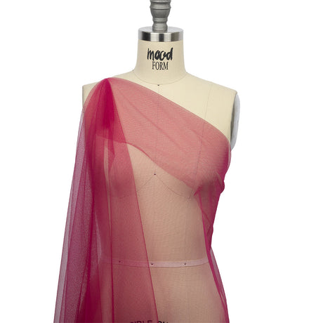Soft Nylon Tulle - Dark Magenta - Leonardo Collection