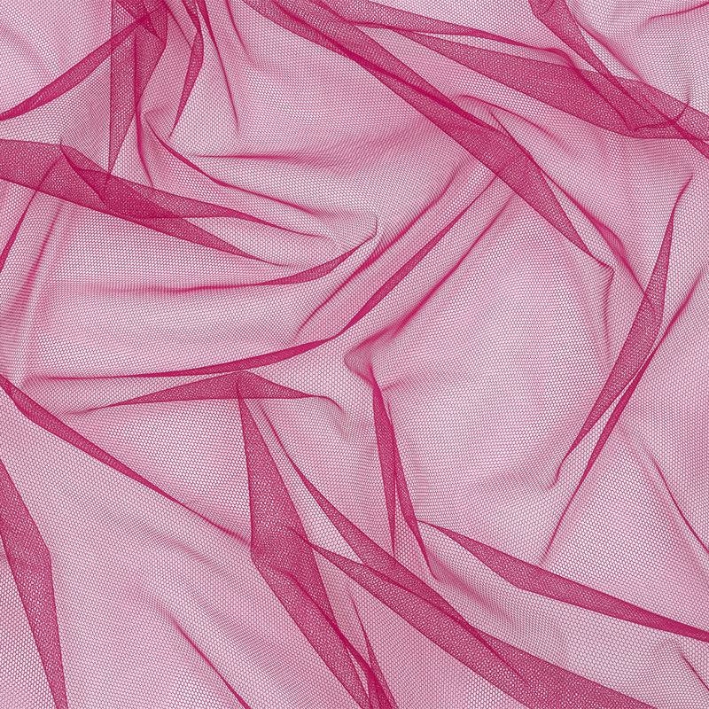 Soft Nylon Tulle - Dark Magenta - Leonardo Collection