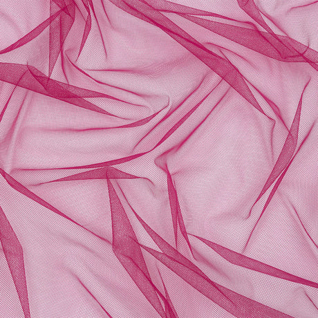 Soft Nylon Tulle - Dark Magenta - Leonardo Collection
