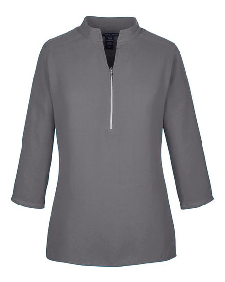 Devon & Jones Women's Perfect Fit™ Three-Quarter Sleeve Crepe Tunic