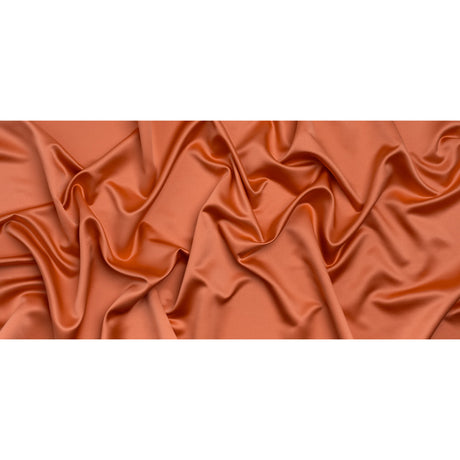 Polyester Satin - Papaya - Reverie Collection