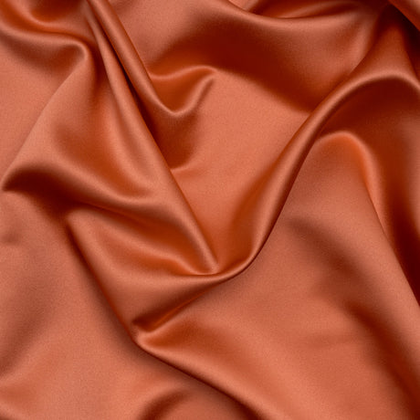 Polyester Satin - Papaya - Reverie Collection
