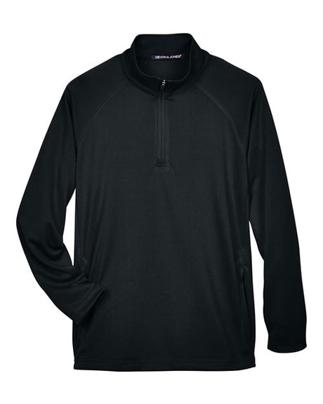 Devon & Jones Men's Stretch Tech-Shell Compass Quarter-Zip Pullover