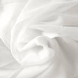 120 Inch Voile White Sheer Fabric - White Sheer, 120" Width (1 Yard)