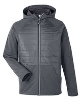 CORE365 Unisex Techno Lite Hybrid Hooded Jacket