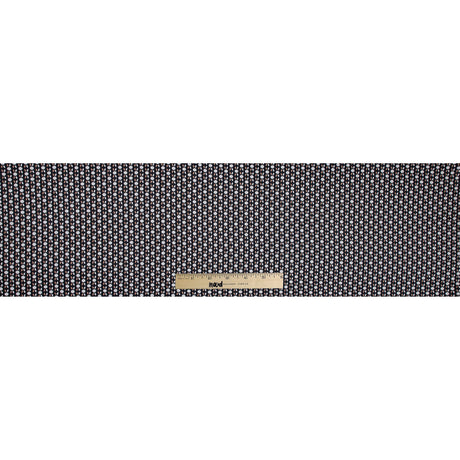 Black and Beige Geometric Cotton Sateen