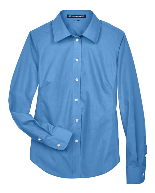 Women's Crown Collection Broadcloth Woven Dress Shirt