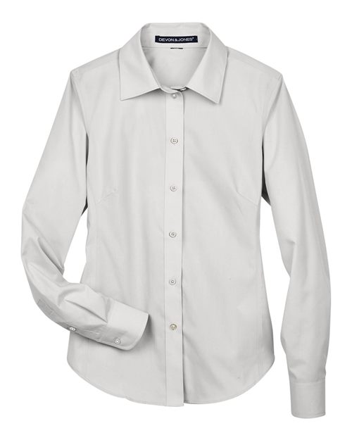 Women's Crown Collection Broadcloth Woven Dress Shirt