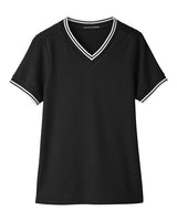Women's CrownLux Performance Plaited Tipped V-Neck Shirt