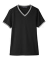 Women's CrownLux Performance Plaited Tipped V-Neck Shirt