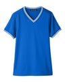 Women's CrownLux Performance Plaited Tipped V-Neck Shirt