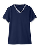 Women's CrownLux Performance Plaited Tipped V-Neck Shirt