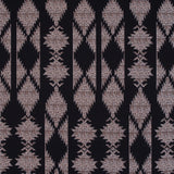 Black and Brown Geometric Stretch Cotton Twill
