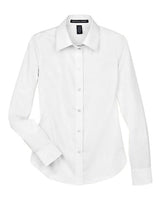 Devon & Jones Women's Crown Collection Solid Stretch Twill Dress Shirt