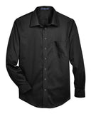 Devon & Jones Men's Tall Crown Collection Solid Stretch Twill Dress Shirt