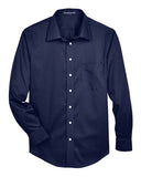 Devon & Jones Men's Tall Crown Collection Solid Stretch Twill Dress Shirt