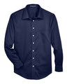 Devon & Jones Men's Tall Crown Collection Solid Stretch Twill Dress Shirt