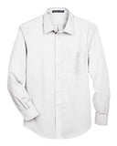Devon & Jones Men's Tall Crown Collection Solid Stretch Twill Dress Shirt