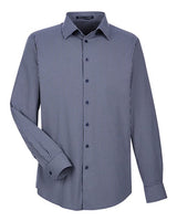 Devon & Jones Men's CrownLux Performance Tonal Mini Check Woven Dress Shirt