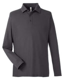 CORE365 Men's Fusion ChromaSoft Long Sleeve Pique Polo