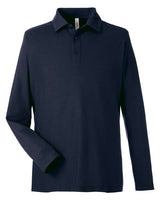 CORE365 Men's Fusion ChromaSoft Long Sleeve Pique Polo