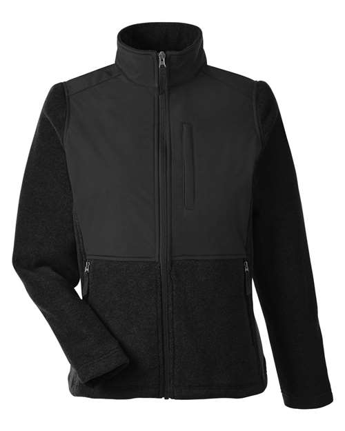 CORE365 Womens Journey Summit Hybrid Full-Zip Fleece Jacket warm active zip outerwear