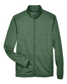 Devon & Jones Men's Newbury Colorblock Mélange Fleece Full-Zip Jacket