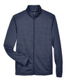 Devon & Jones Men's Newbury Colorblock Mélange Fleece Full-Zip Jacket