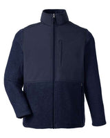 CORE365 Men's Journey Summit Hybrid Full-Zip Fleece Jacket