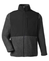 CORE365 Men's Journey Summit Hybrid Full-Zip Fleece Jacket