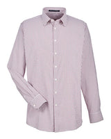 Men's CrownLux Performance Micro Windowpane Woven Dress Shirt
